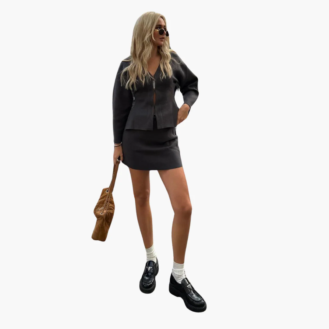 Strick-Zweiteiler Set für Damen – elegant & modisch - Image 5