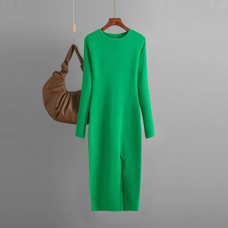 Strickkleid mit Schlitz für Damen - Image 14
