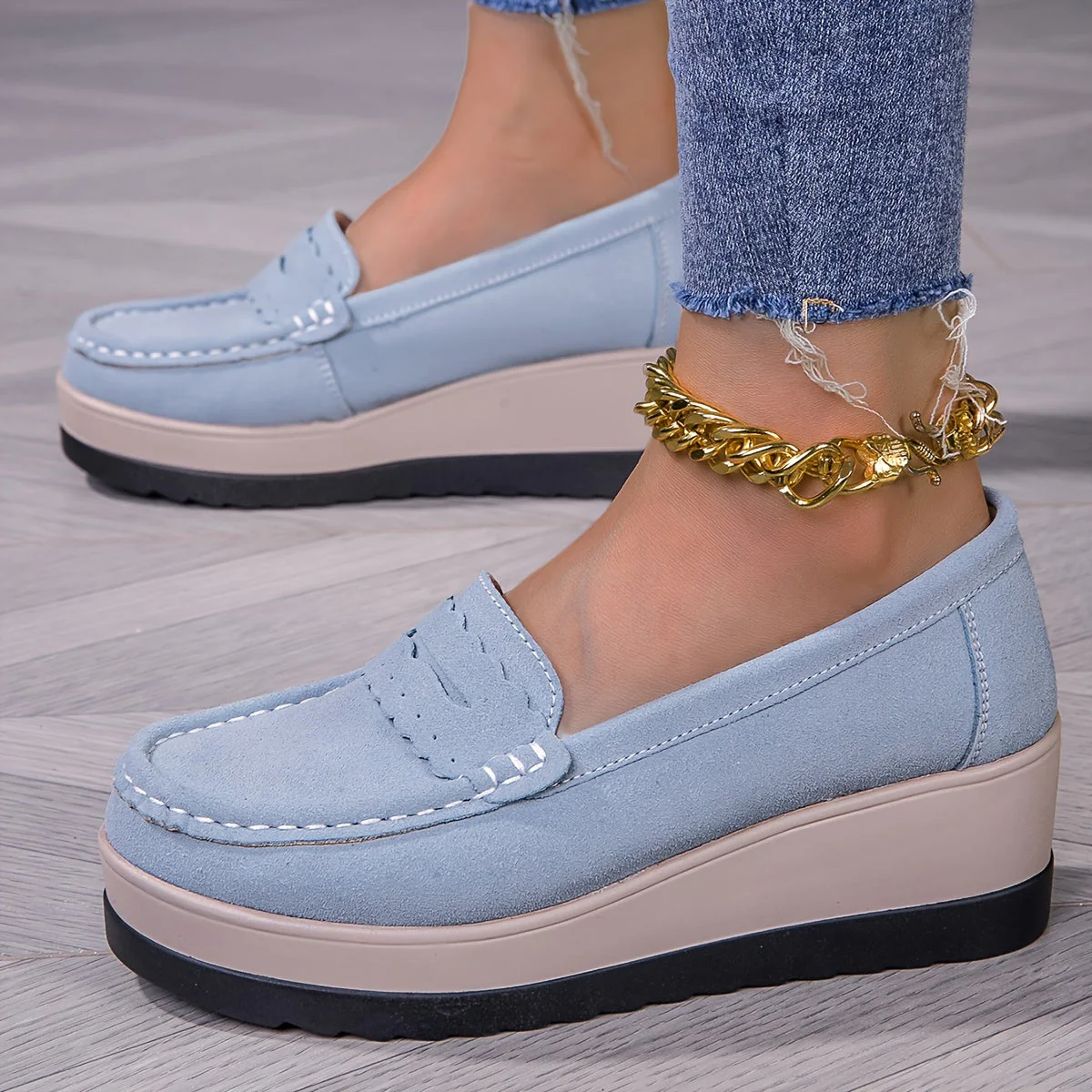 StrideLux™ – Bequeme Plateau Loafer für Damen - Image 10