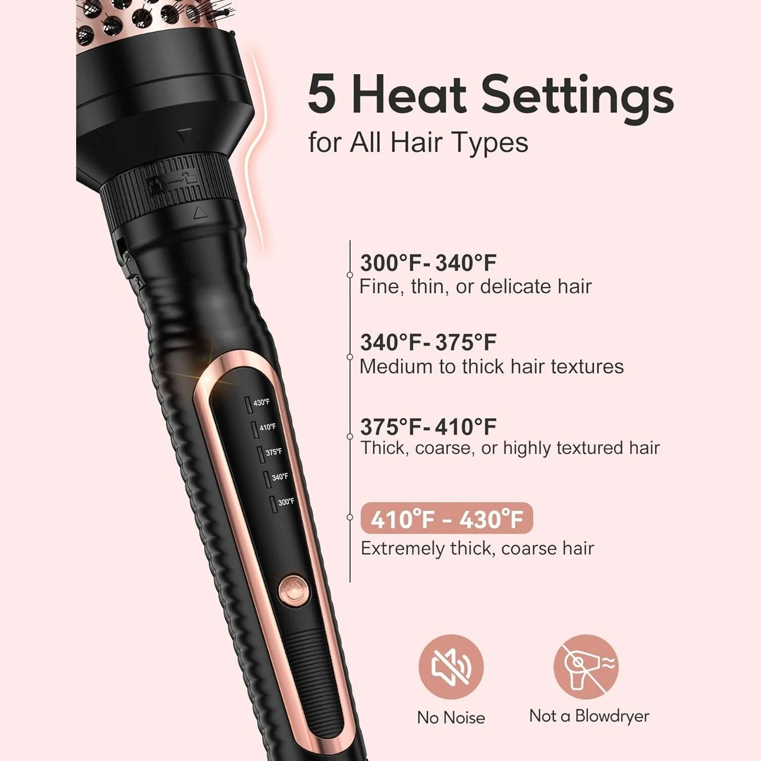 StyleSphere | 3-in-1 Ionen-Haarstyler für glatte, glänzende und frizzfreie Locken - Image 5