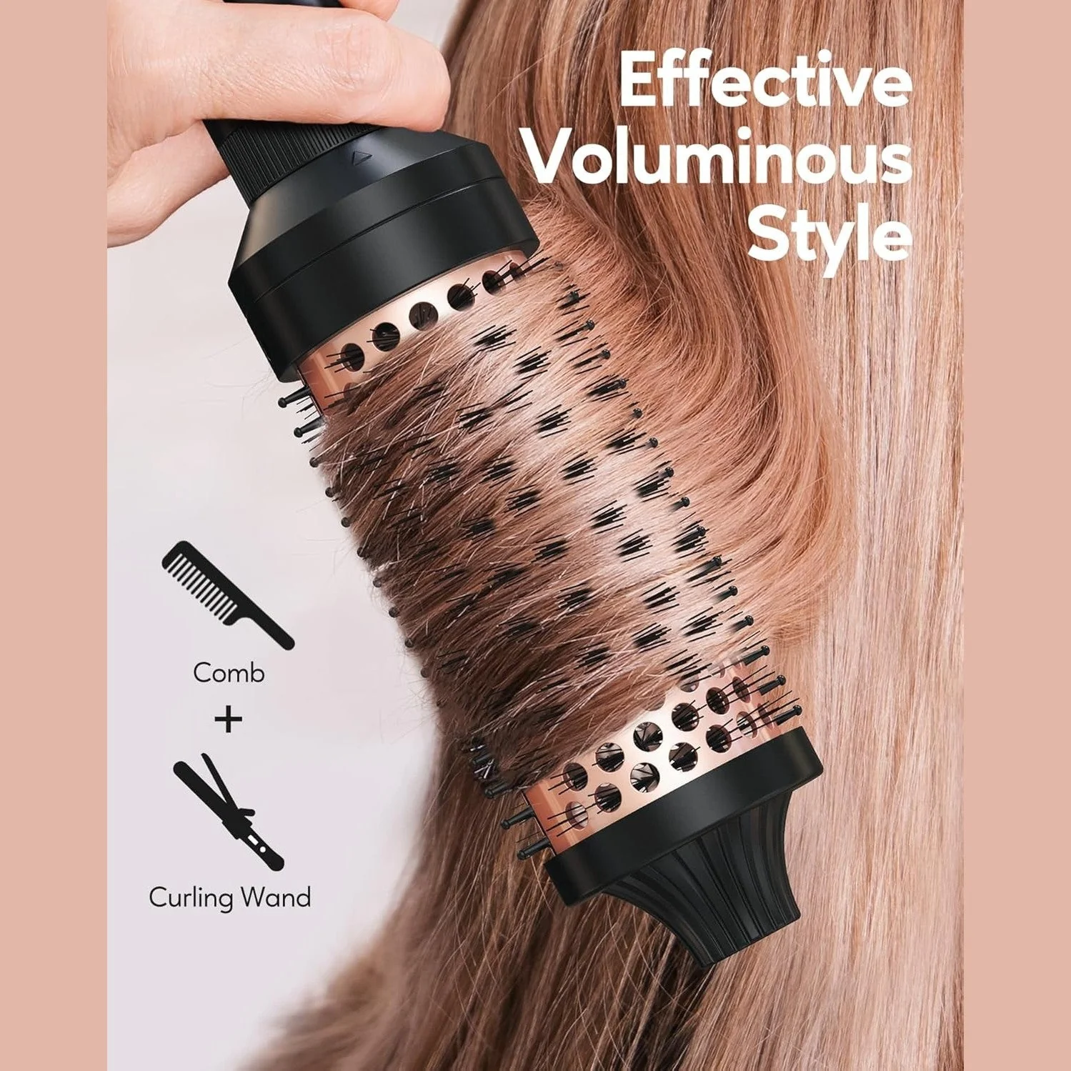 StyleSphere | 3-in-1 Ionen-Haarstyler für glatte, glänzende und frizzfreie Locken - Image 6