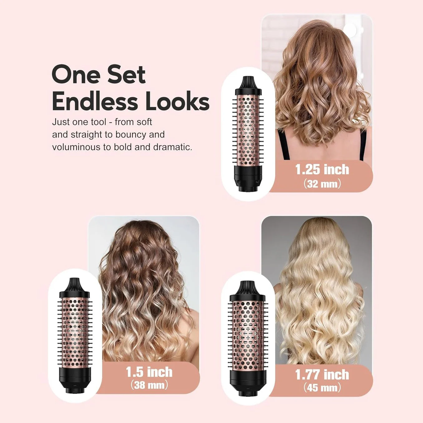 StyleSphere | 3-in-1 Ionen-Haarstyler für glatte, glänzende und frizzfreie Locken - Image 7