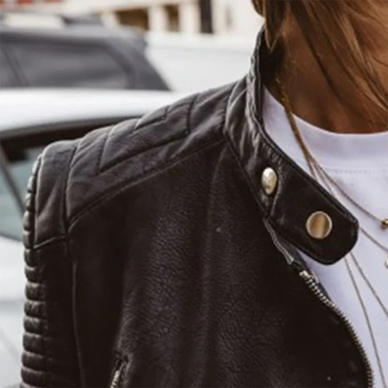 Stylische Bikerjacke für Damen | Leichte - Image 2