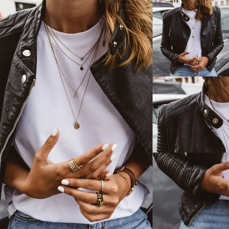 Stylische Bikerjacke für Damen | Leichte - Image 4
