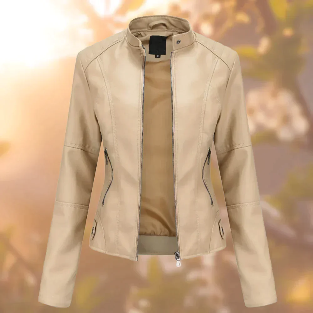 Stylische Bikerjacke für Damen | Schlanke Passform - Image 3