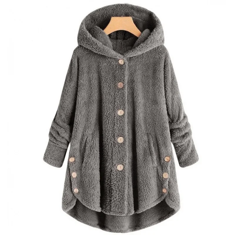 Stylische Fleece Jacke für Damen | Mit Kapuze - Image 6