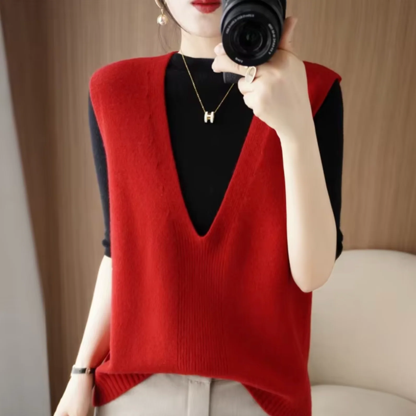Stylische Strickweste - Noelle - Image 7