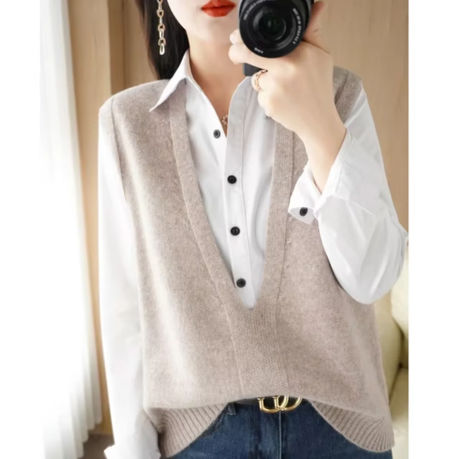 Stylische Strickweste - Noelle - Image 9