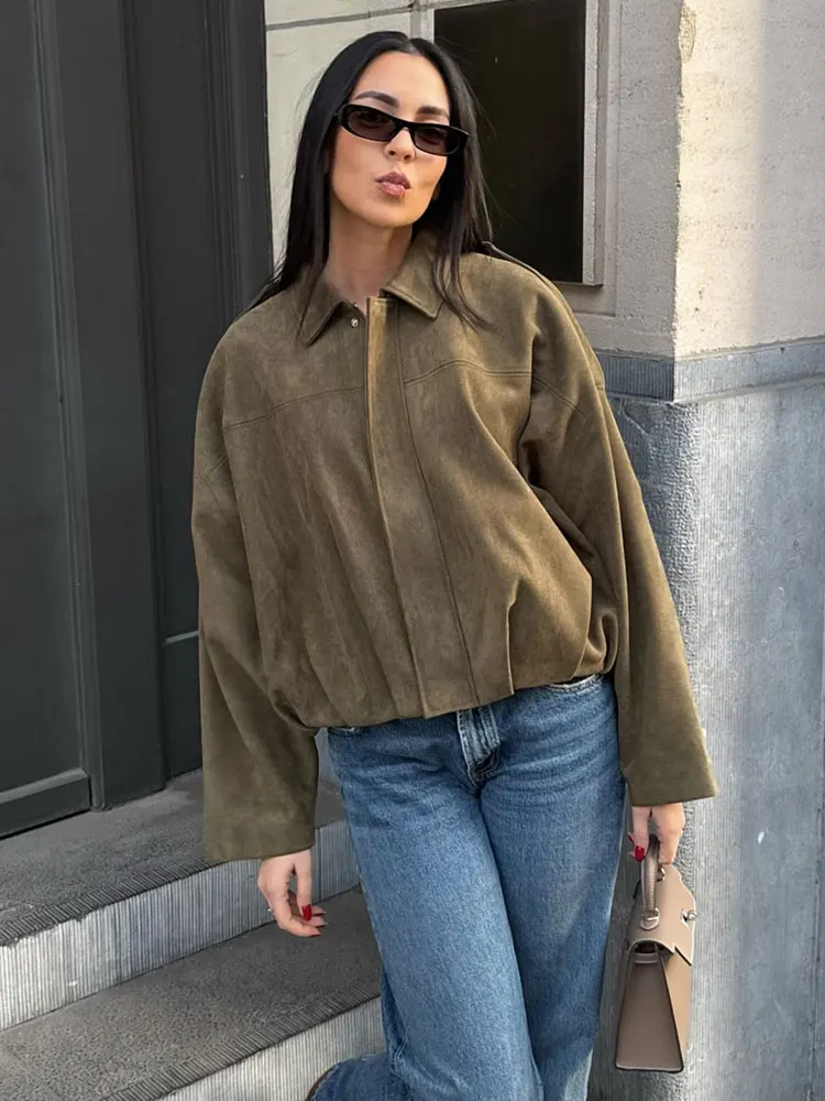 Stylische Übergangsjacke für Damen | Grün - Image 4