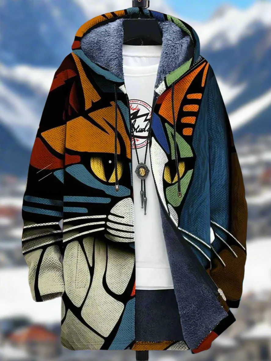 Stylische warme Jacke für Männer und Frauen - Leiara - Image 2