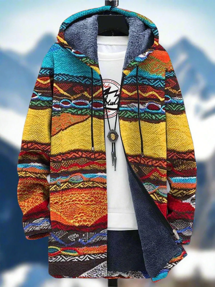 Stylische warme Jacke für Männer und Frauen - Leiara - Image 3