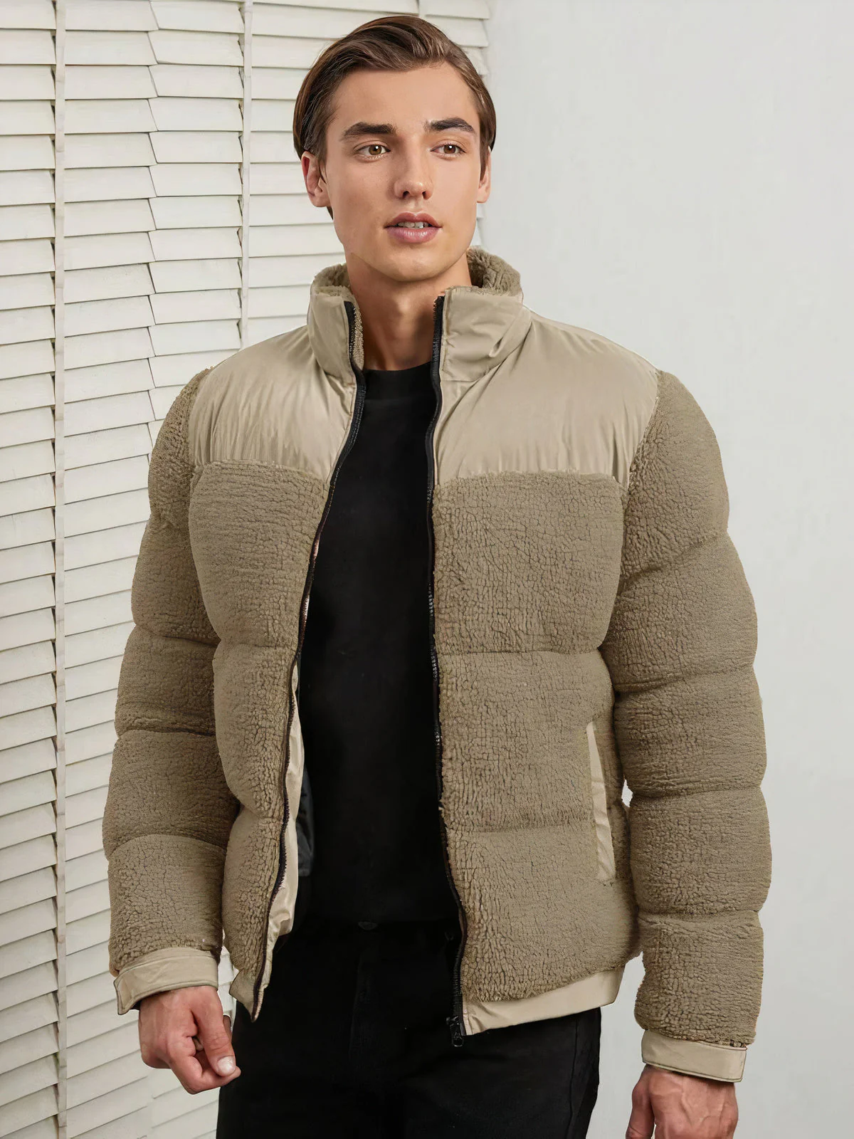 Stylische wattierte Jacke für Männer - Arvid - Image 2
