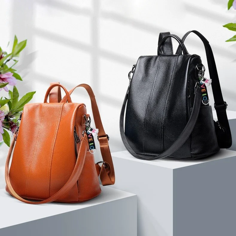 Stylischer, diebstahlsicherer Damenrucksack, strapazierfähig und wasserdicht - Image 5