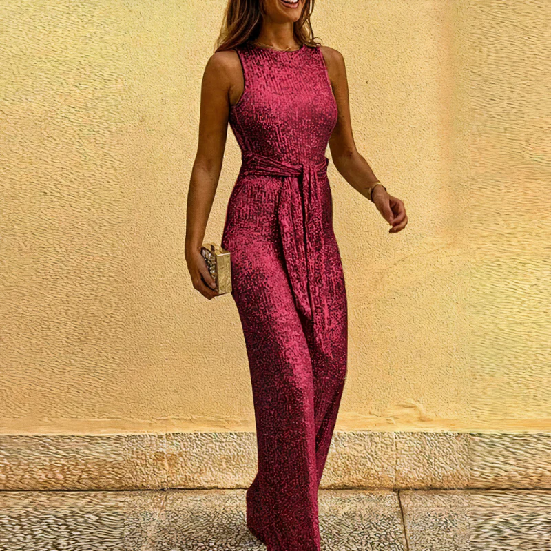 Stylischer Glitzer-Jumpsuit für Damen | Eleganter - Image 3