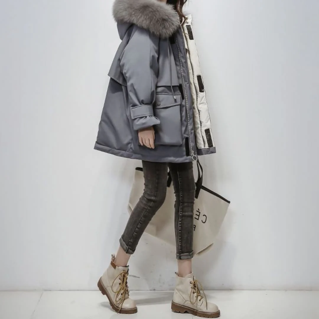 Stylischer Winterparka mit Kunstpelz - Doris - Image 3