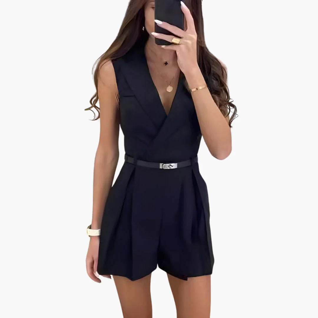 Stylisches Jumpsuit für Frauen – Rosie ärmellos und modern - Image 3