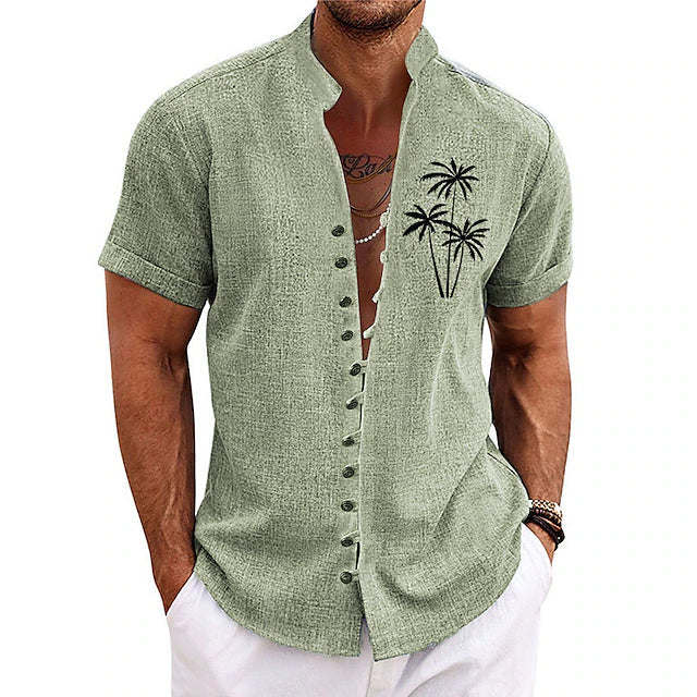 Stylisches Palm Tree Herren-Sommerhemd - Clemensius - Image 3