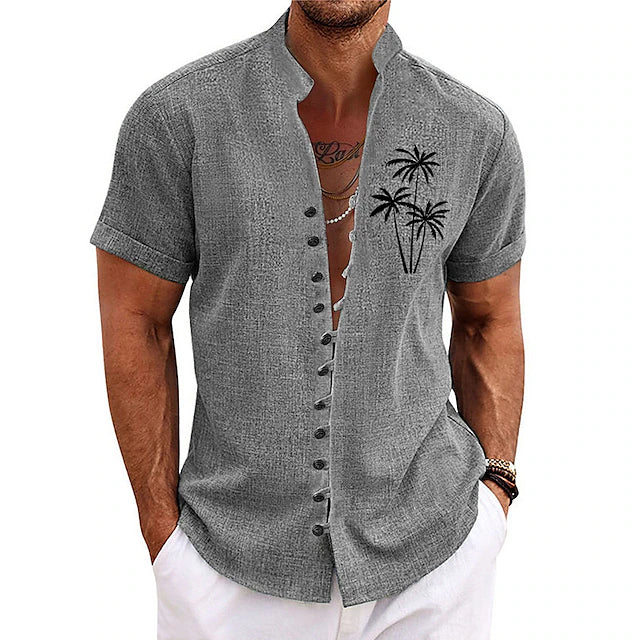 Stylisches Palm Tree Herren-Sommerhemd - Clemensius - Image 4