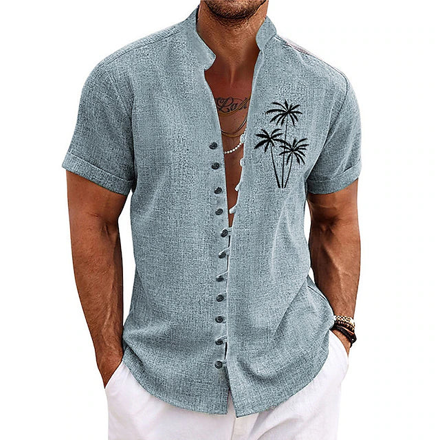 Stylisches Palm Tree Herren-Sommerhemd - Clemensius - Image 5