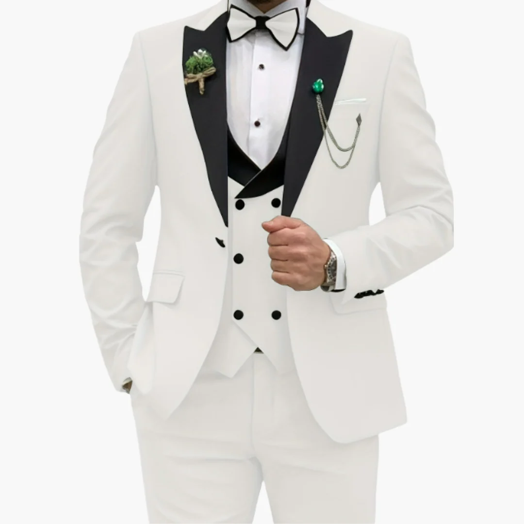 Stylisher Slim Fit Anzug - moderner Look für Herren zur Hochzeit - Image 13