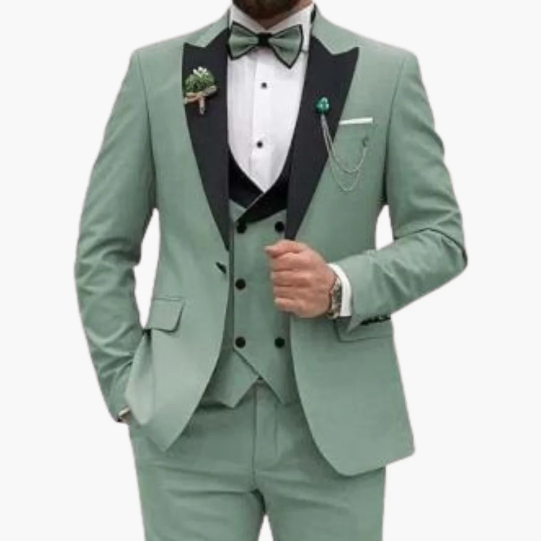 Stylisher Slim Fit Anzug - moderner Look für Herren zur Hochzeit - Image 14
