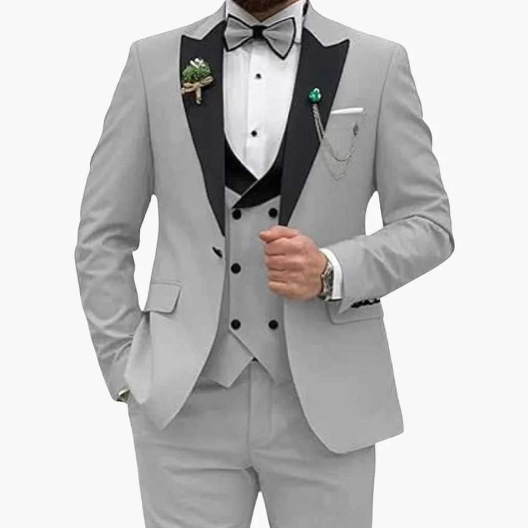 Stylisher Slim Fit Anzug - moderner Look für Herren zur Hochzeit - Image 7