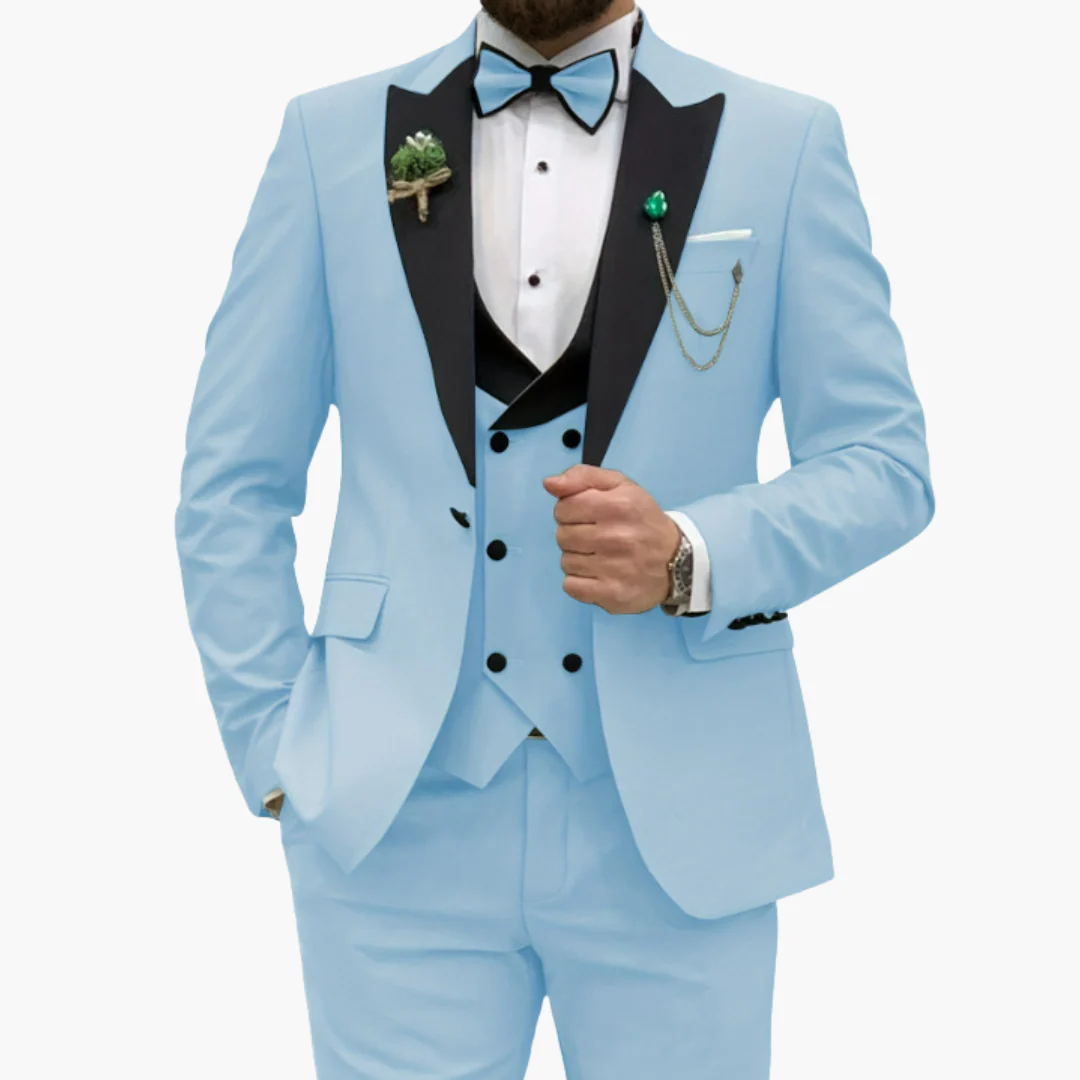 Stylisher Slim Fit Anzug - moderner Look für Herren zur Hochzeit - Image 8