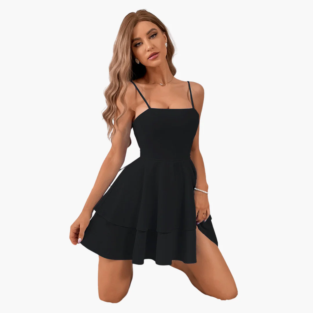 Summer Mini Dress für Frauen - Spaghetti Straps & Flowy Fit - Image 3
