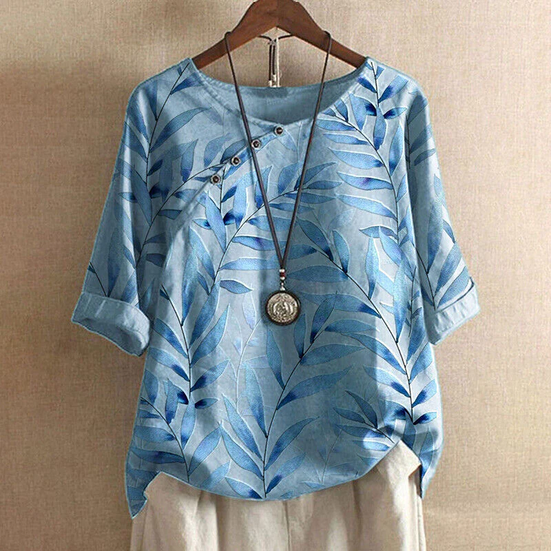 Sunshine - Geblümte Vintage-Bluse - Image 2