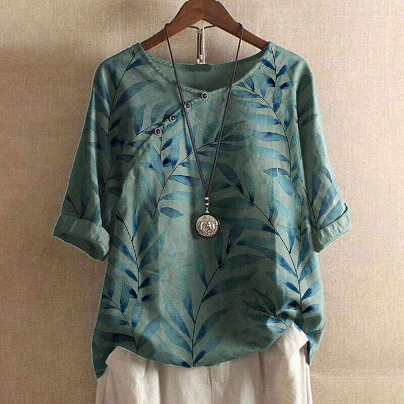 Sunshine - Geblümte Vintage-Bluse - Image 4