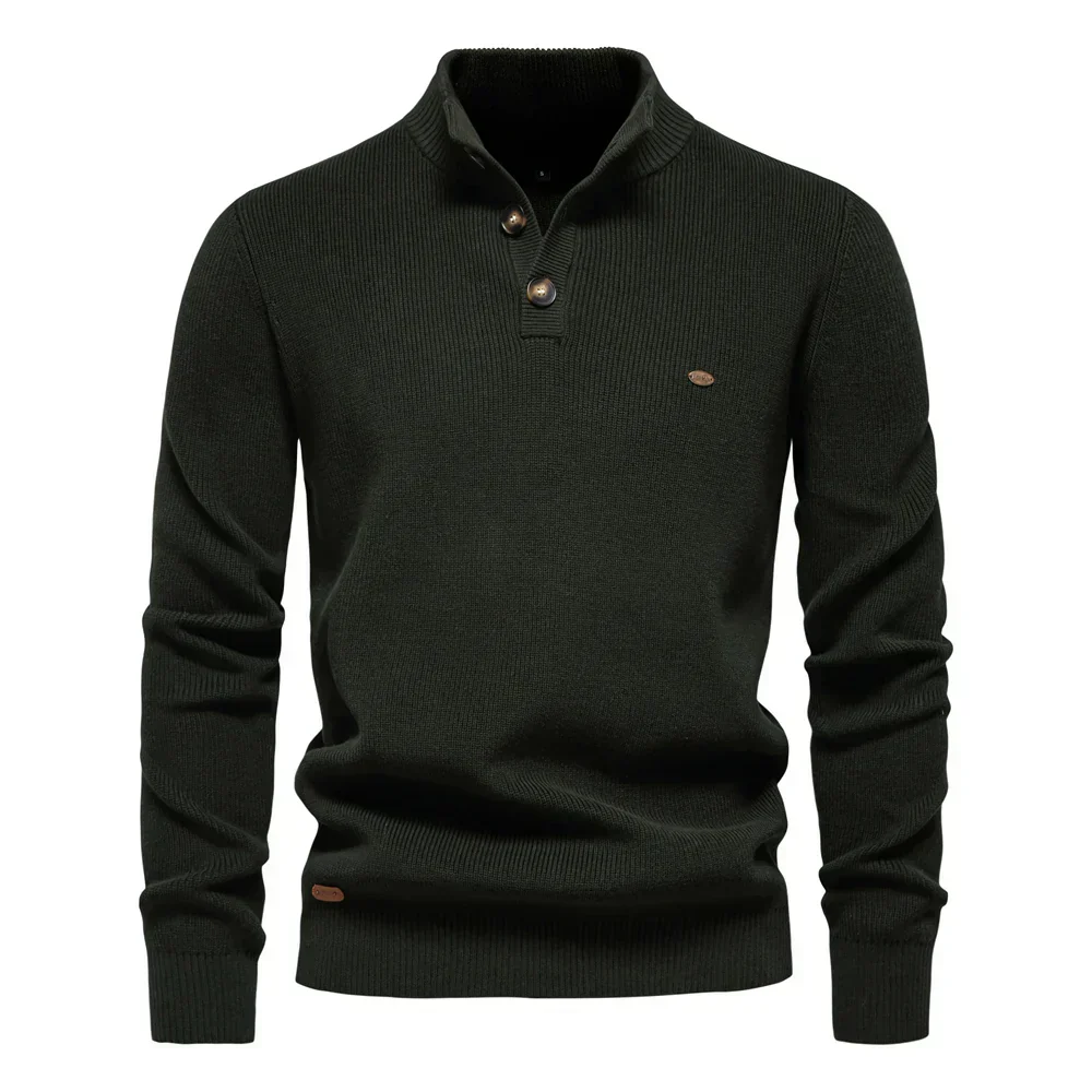 Szczerba - Pullover Mit Knopf Gestaltung - Image 3