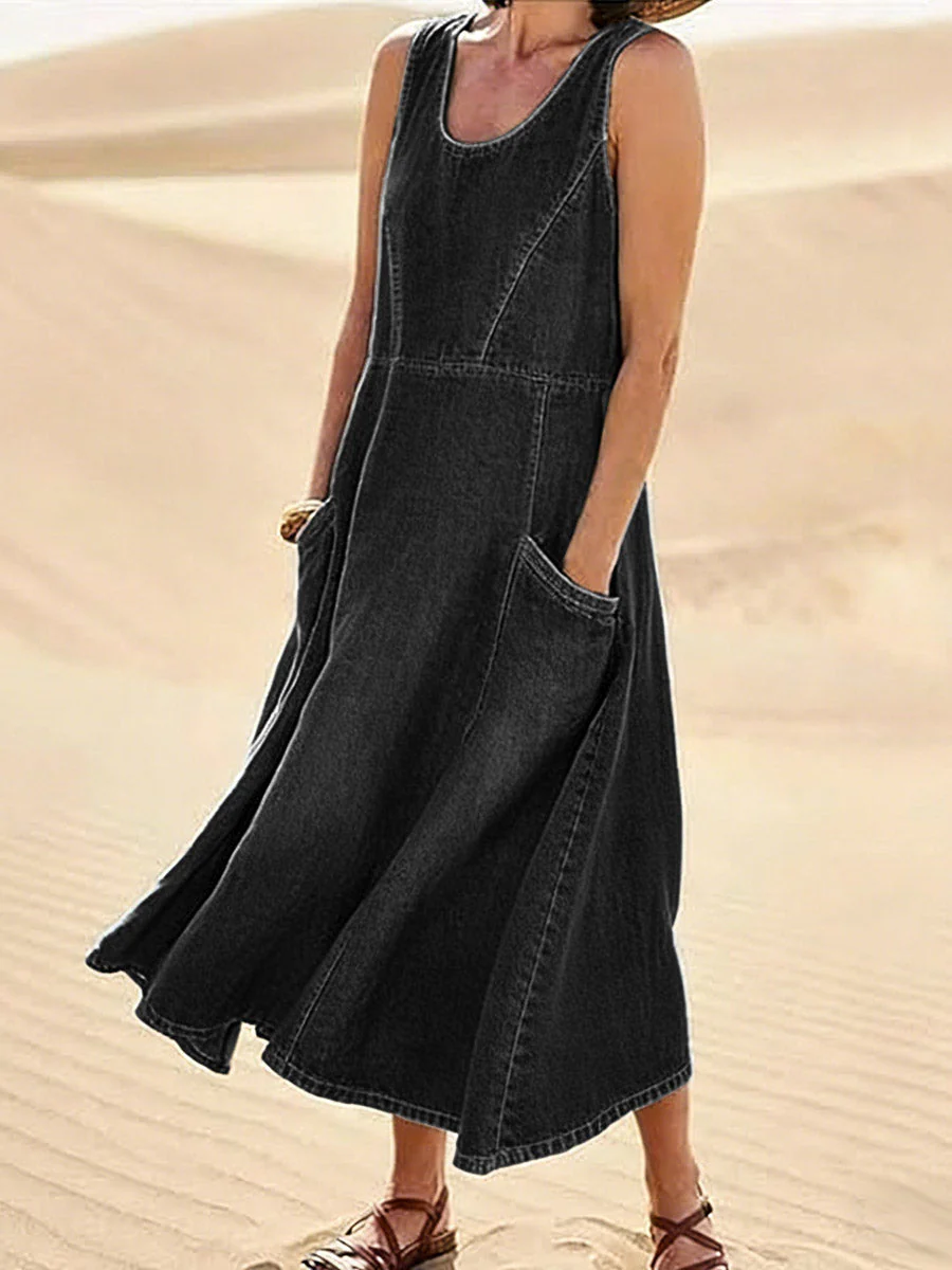 Taina – Stilvolles, lässiges Midikleid - Image 3