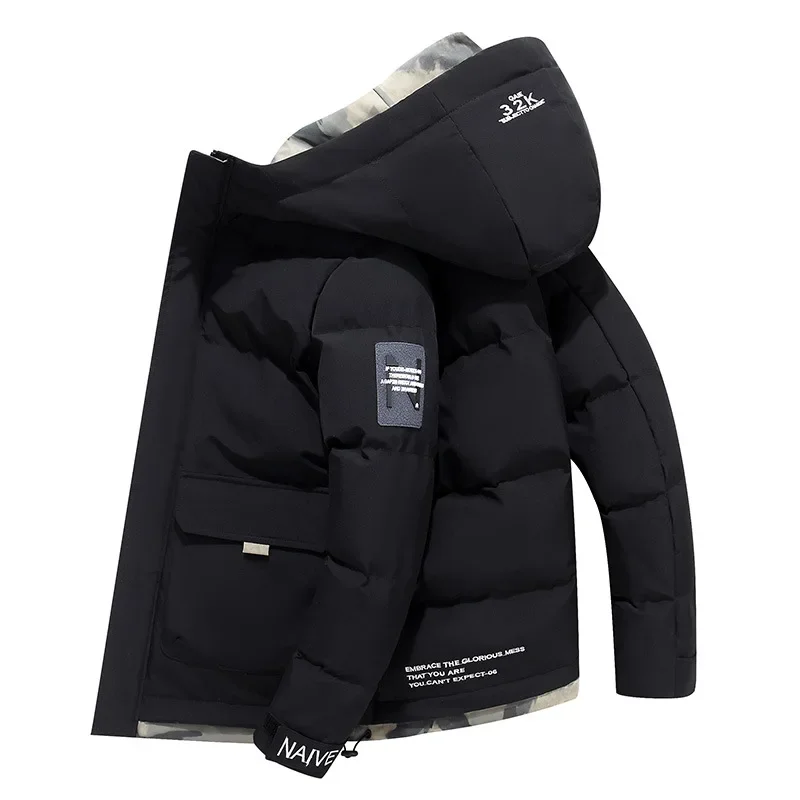 Taktische Outdoor Pufferjacke mit Kapuze - Image 3
