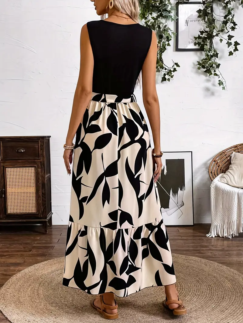 Tamisha – Ärmelloses schwarzes Top, Maxikleid, Rock - Image 3