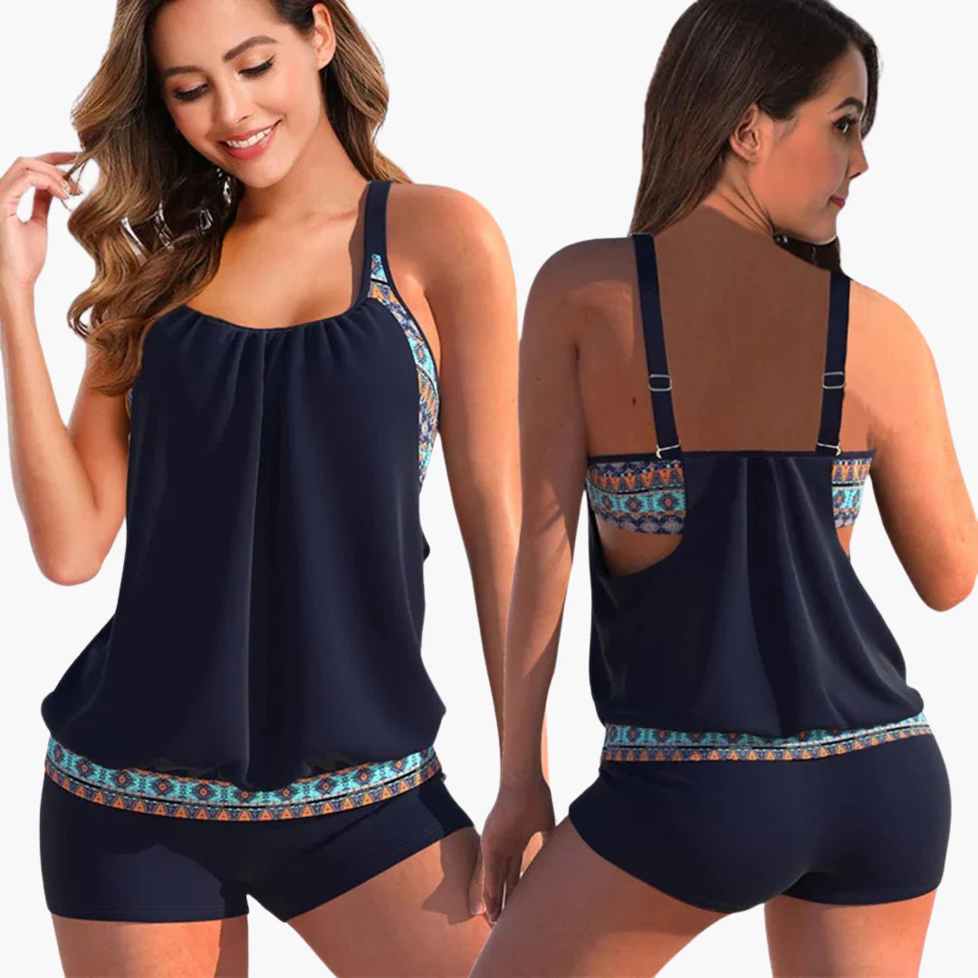 Tankini-Set für Damen - mit Bauchweg-Effekt und verstellbaren Trägern - Image 4