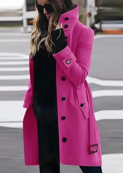 Tanya | Langer wasserdichter Trenchcoat - Image 6