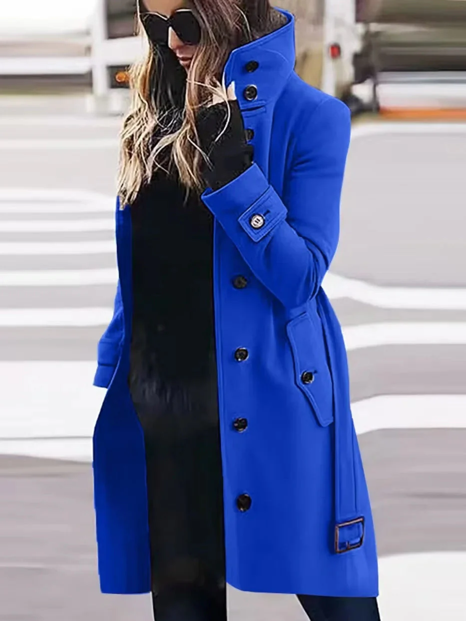 Tanya | Langer wasserdichter Trenchcoat - Image 8