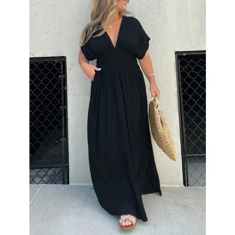 Tara | Maxikleid mit V-Ausschnitt - Image 6