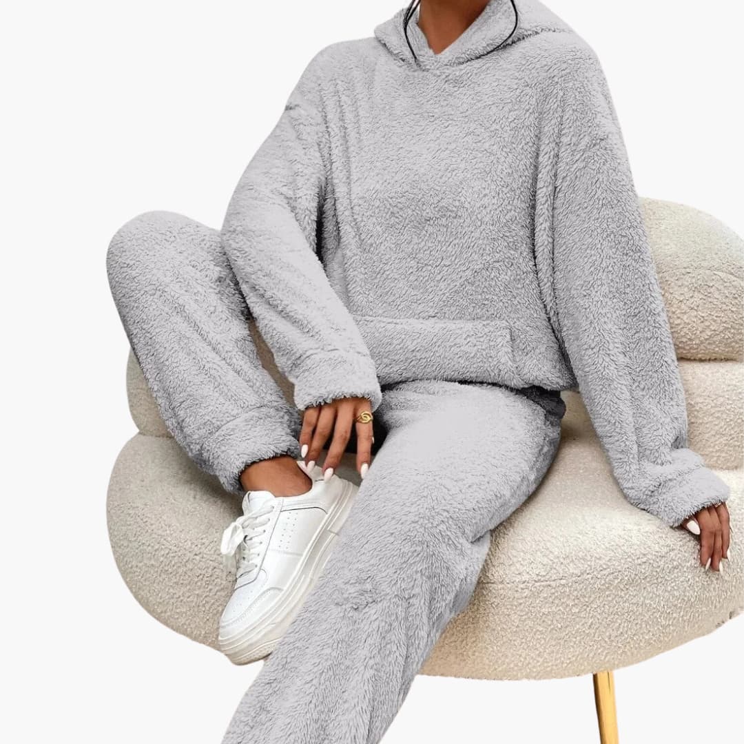 Teddy Hoodie Loungewear für Damen - Image 6