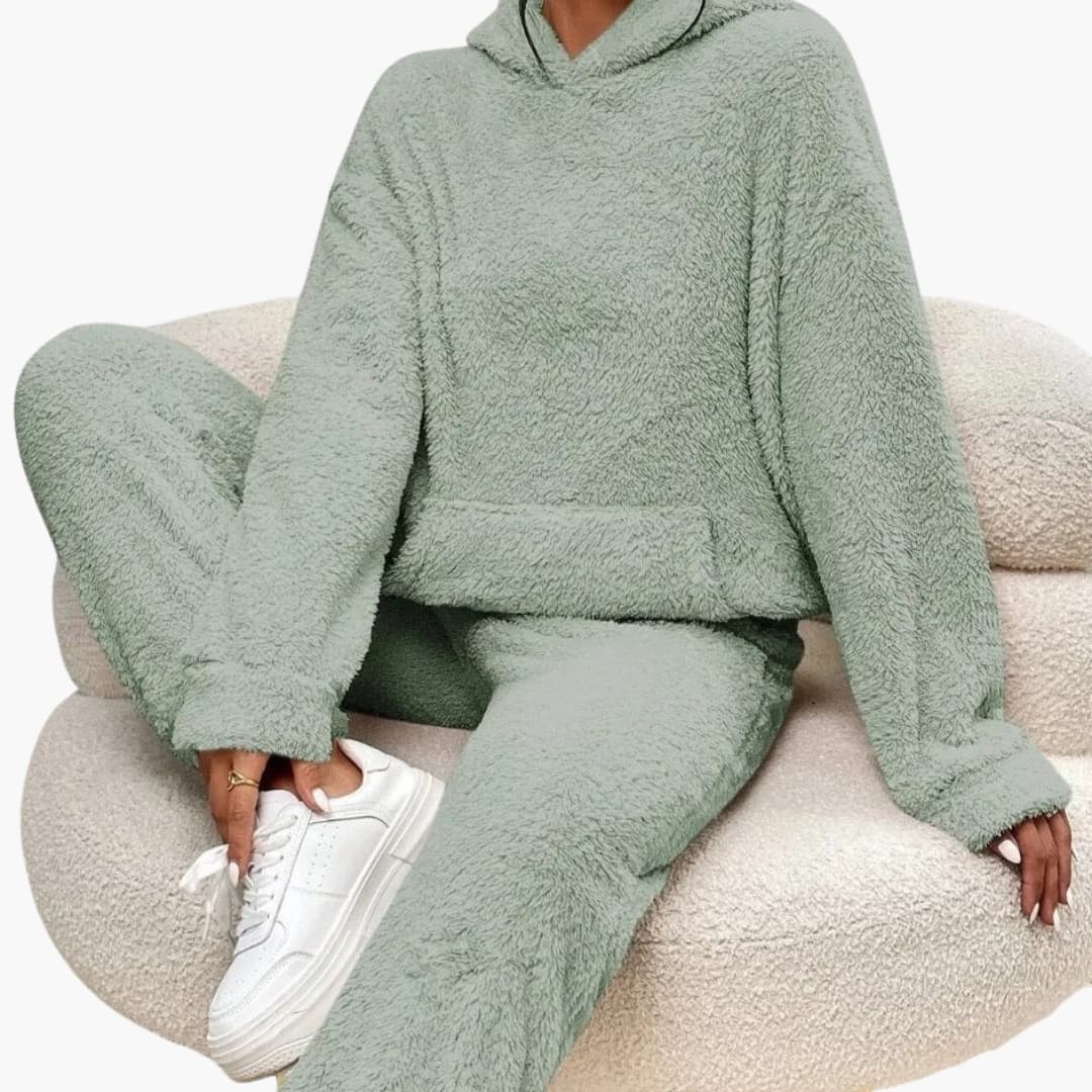 Teddy Hoodie Loungewear für Damen - Image 9