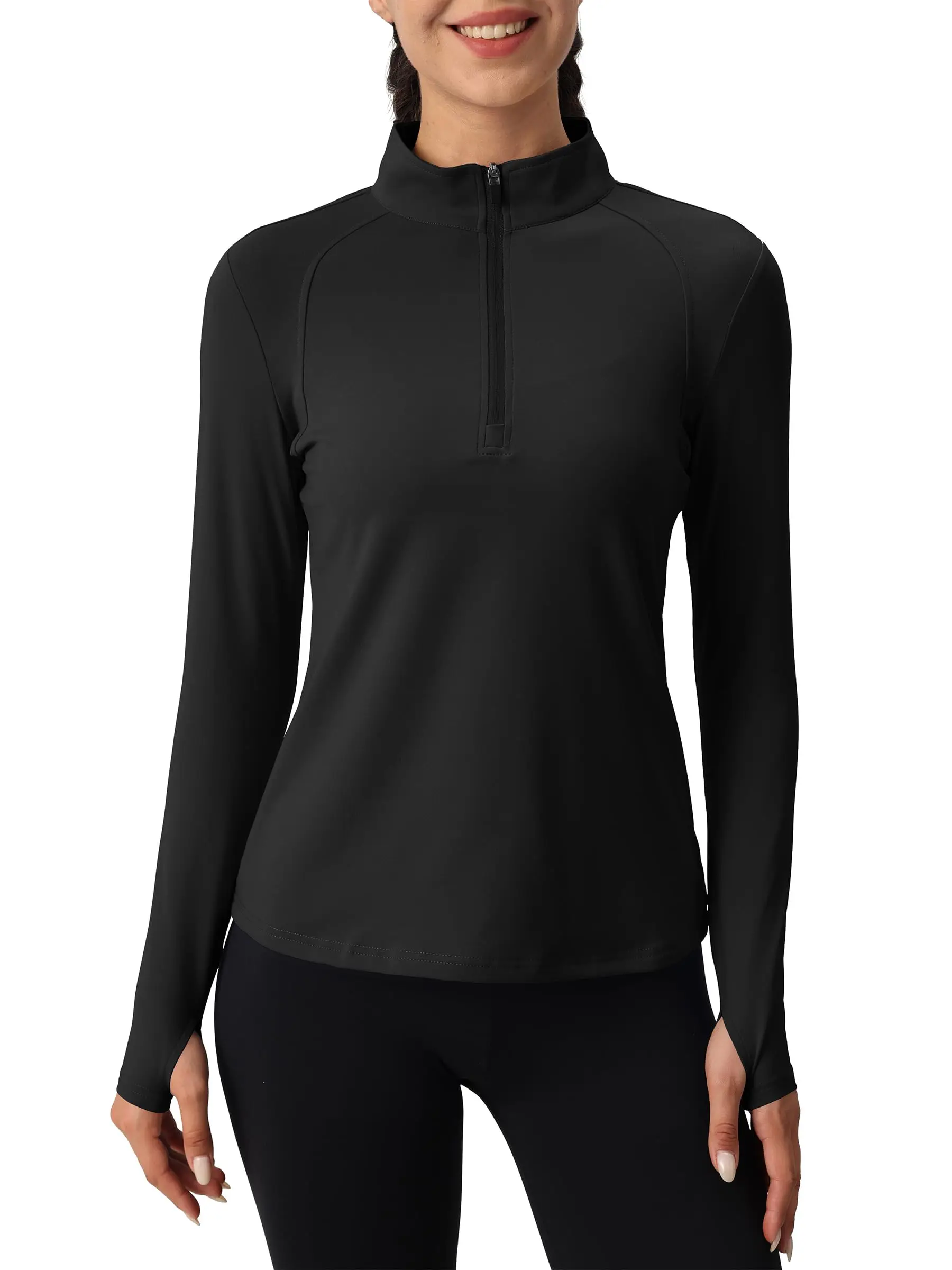 Tervona | Atmungsaktiver Damenpullover mit Viertel Reißverschluss - Image 11
