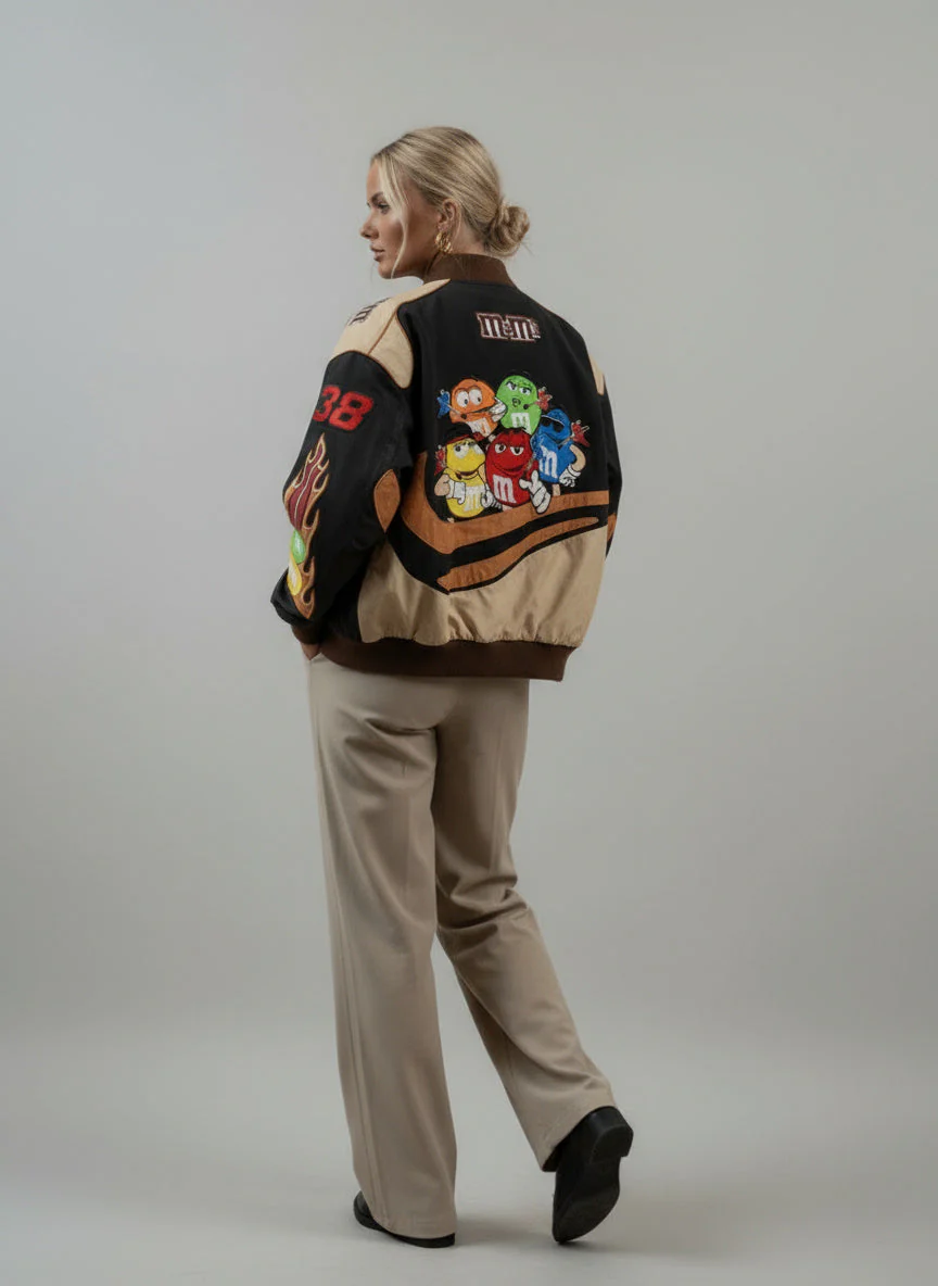 Tessa | Oversize Collegejacke Mit Grafikprint - Image 3