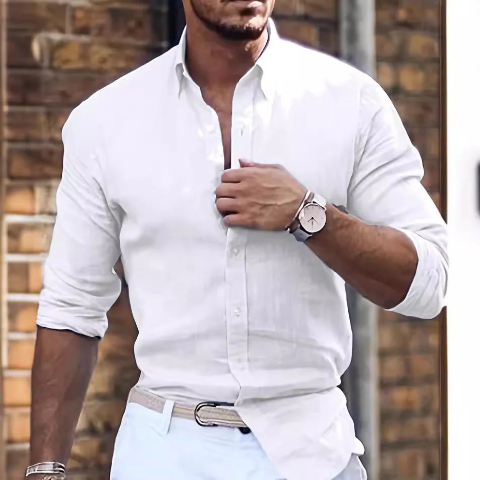 Tessie- Herren Freizeithemd mit Knopfleiste und Slim Fit - Image 10
