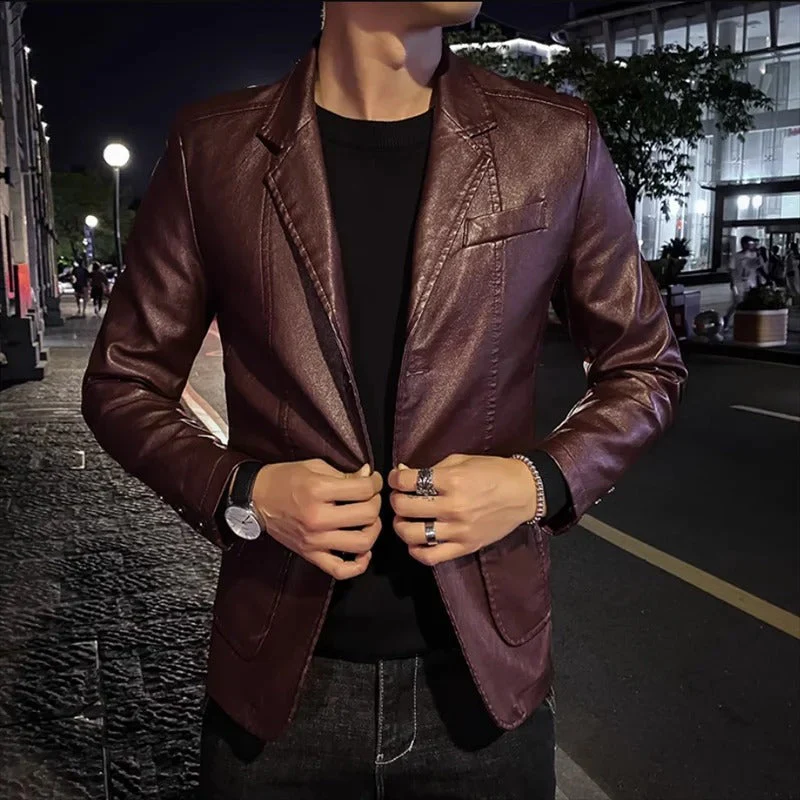 Thaddäus® | Business Casual Lederjacke - Image 3