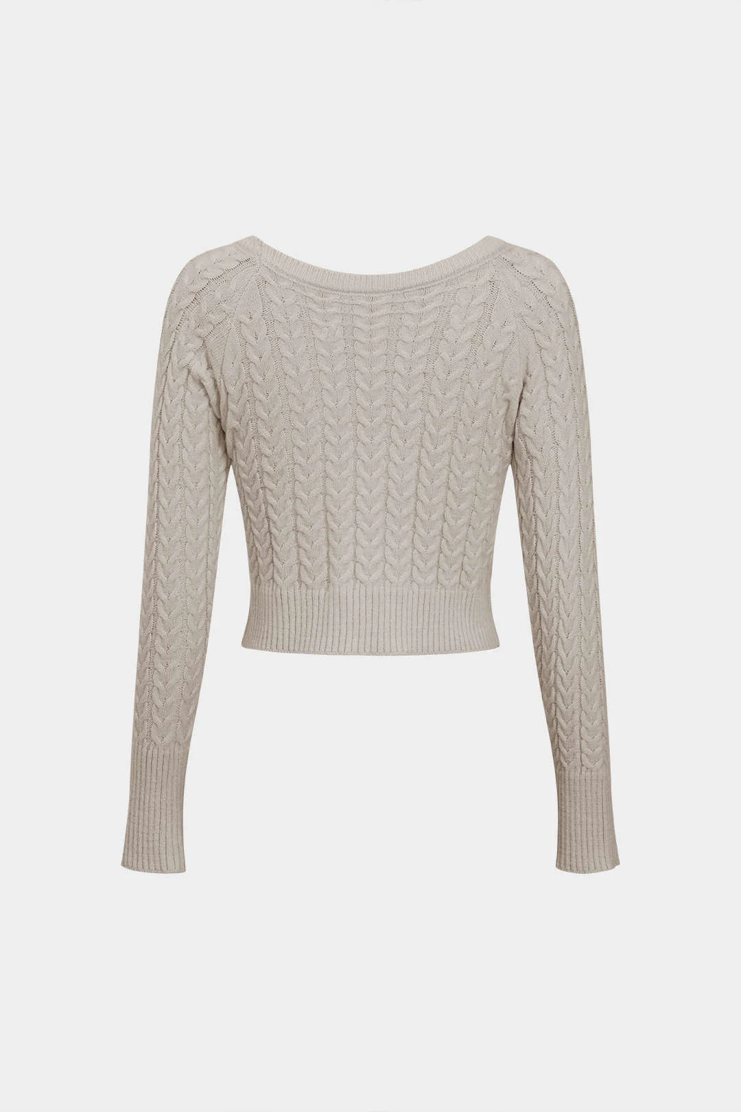 Thea | Strick-Zweiteiler-Set mit Zopfmuster & figurbetontem Schnitt - Image 4
