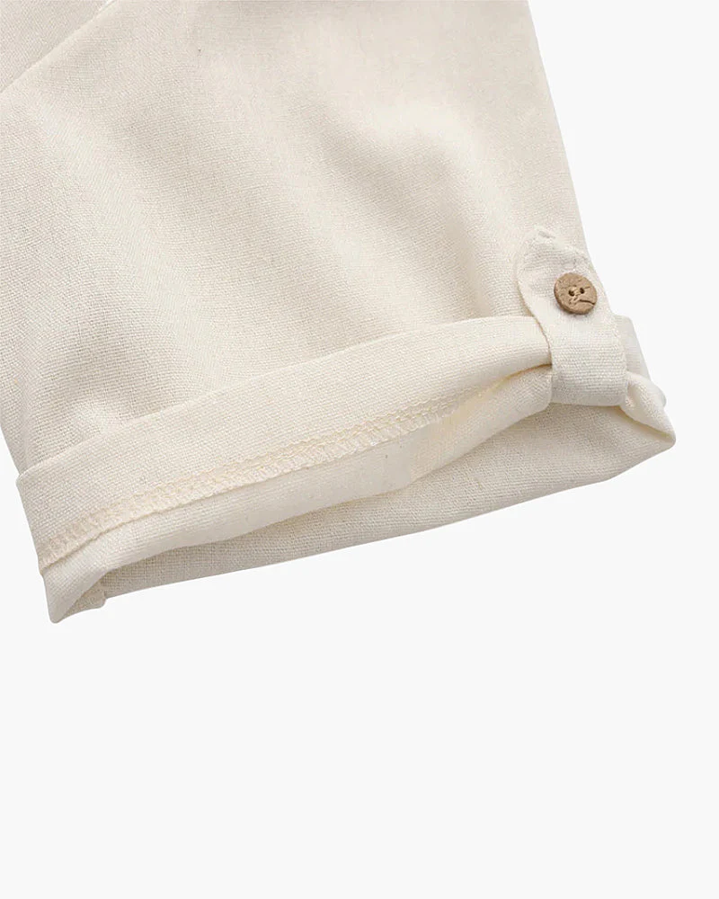 Thiago | Sommer Herren Poloshirt aus Leinen mit Brusttasche - Image 4
