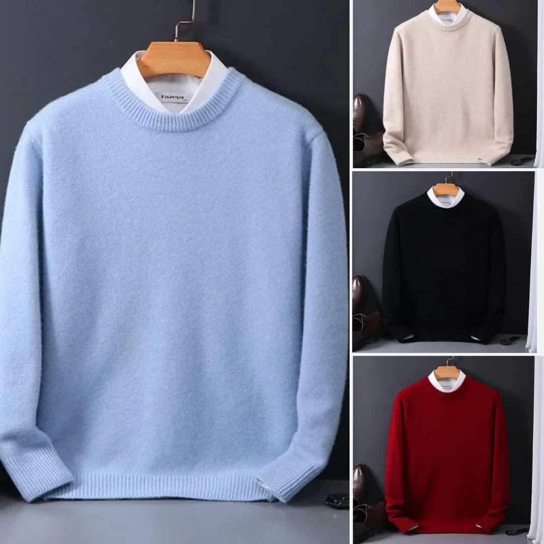 Thierry | Cashmere Rundhals-Pullover - Image 4