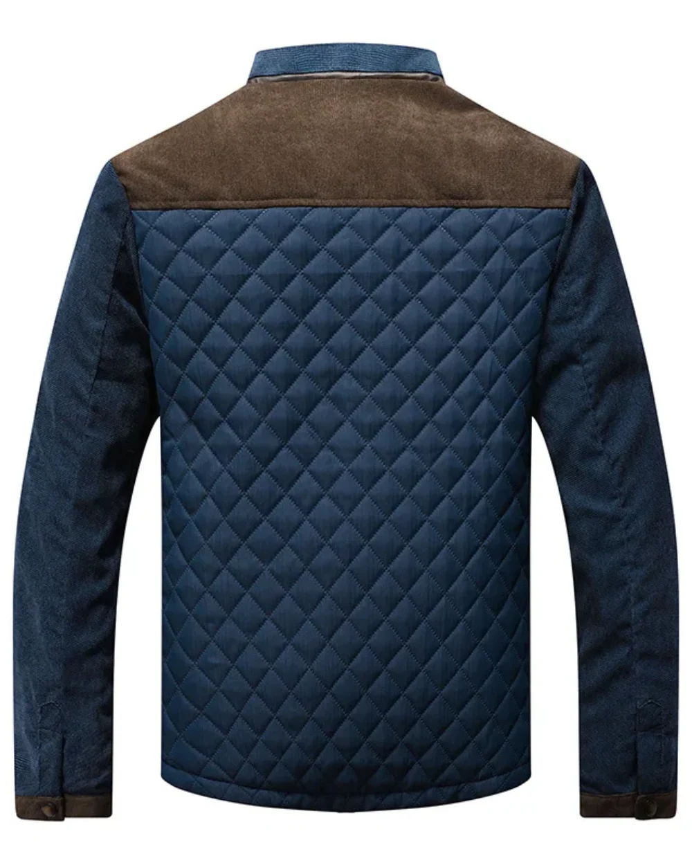 Thomas – Strukturierte Stepp Herren Übergangsjacke mit Stehkragen - Image 2