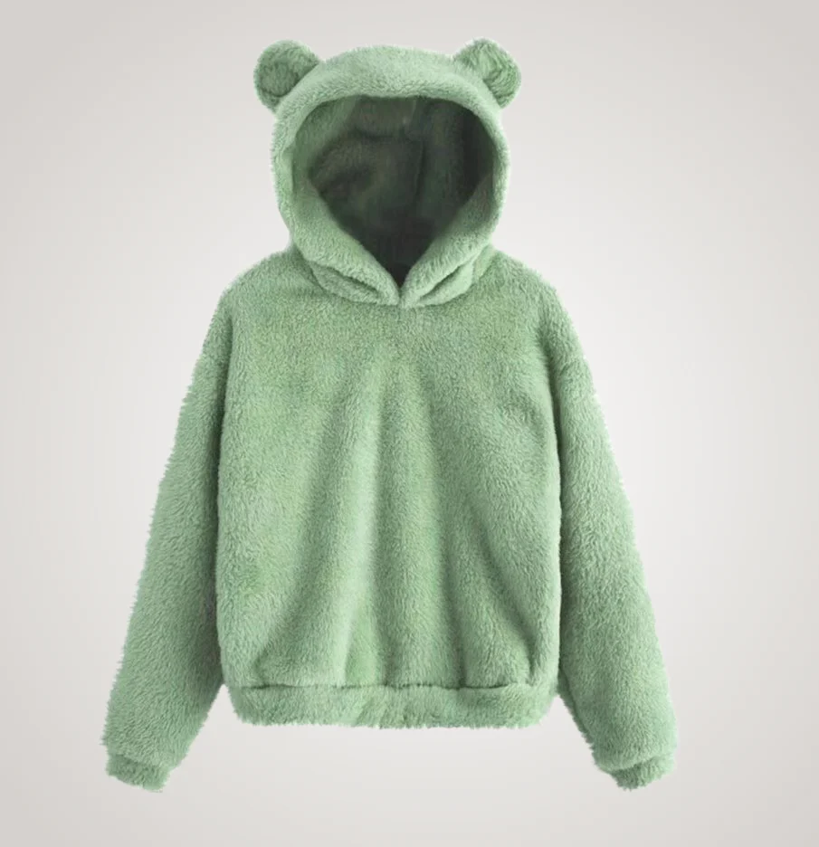 Tialyn - Plüsch-Hoodie mit Bärenohren - Image 11