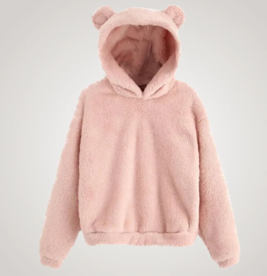 Tialyn - Plüsch-Hoodie mit Bärenohren - Image 3